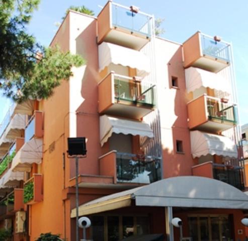 Hotel Peonia Римини Экстерьер фото